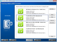 Free Easy M4A to MP3 Converter screenshot